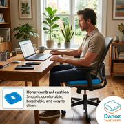 SeatSmart cushion used at a home office desk