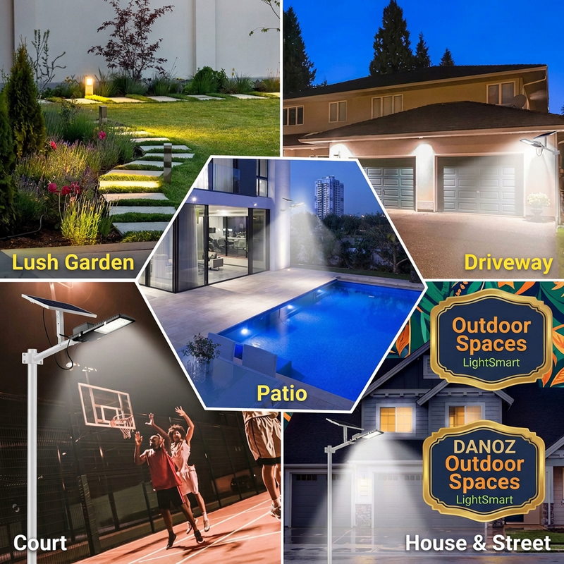 🔆 Danoz LightSmart | Split Solar Outdoor Light | Separate Panel & Remote Control | Adjustable Brightness | Free Postage!