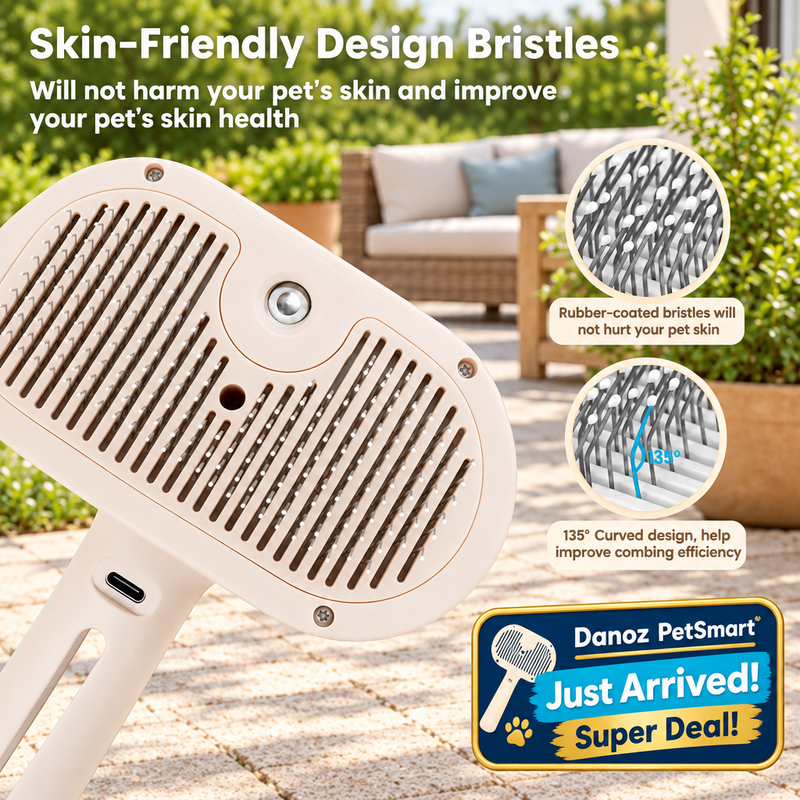 Rounded bristle details with PetSmart badge