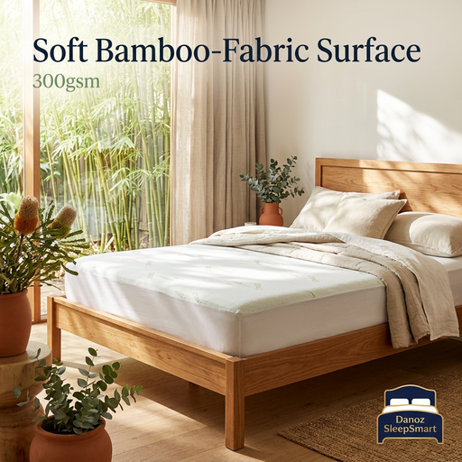 SleepSmart King bamboo-fabric surface