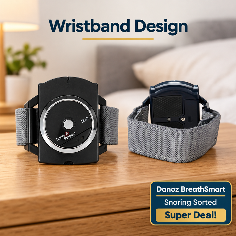 BreathSmart wristband design in bedroom