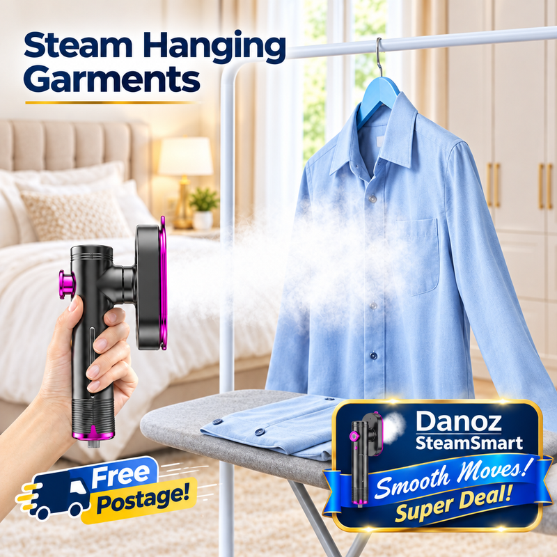 Steam hanging garments in bedroom, Free Postage