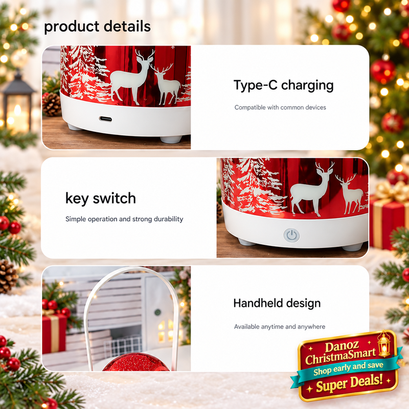 Type-C charging button and handle details