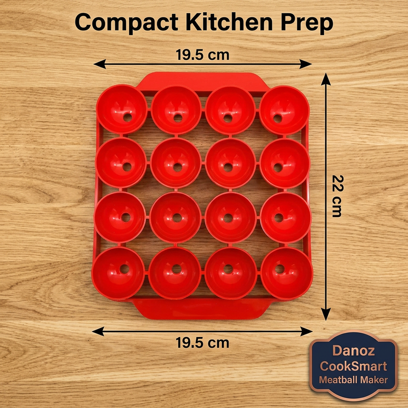 Meatball mould dimensions