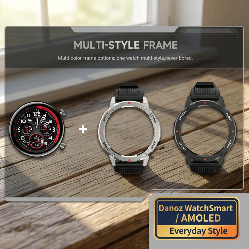 IMIKI D2 frame styling illustrated on timber surface