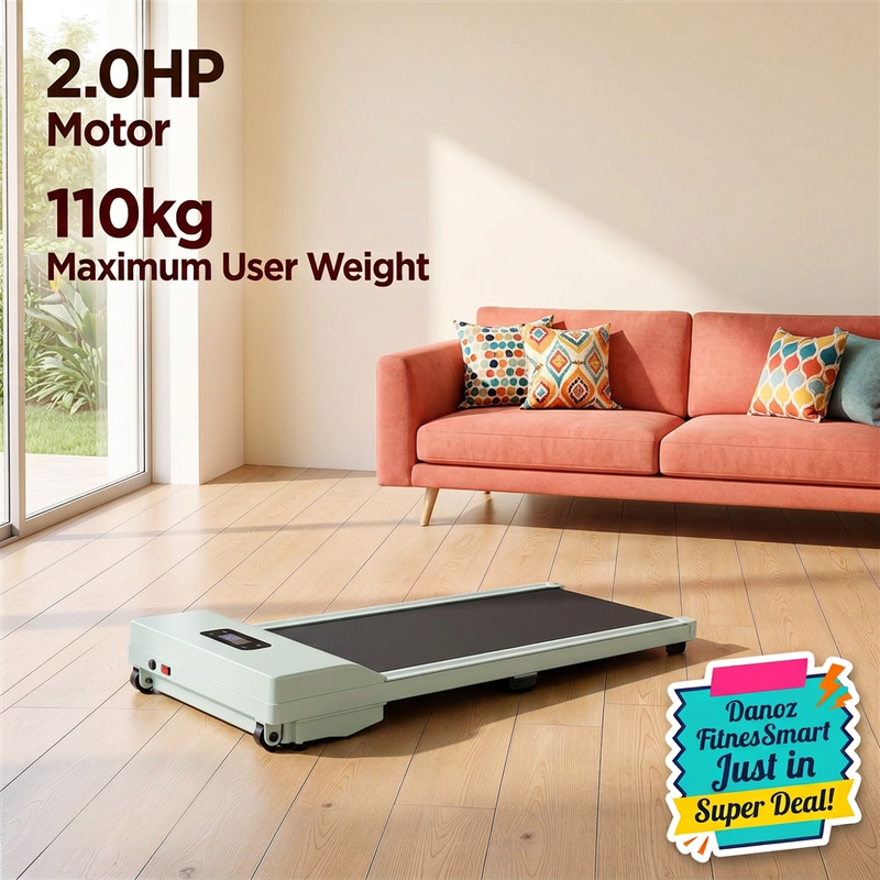 Green walking pad 2.0HP motor and 110kg user weight capacity