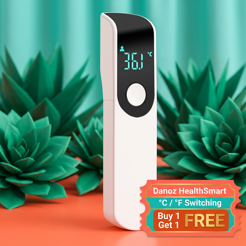 HealthSmart white thermometer unit switching