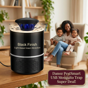 Black mosquito trap with revised adult models