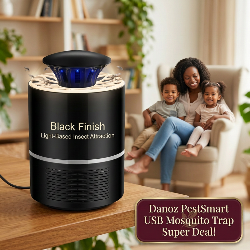 Black mosquito trap with revised adult models