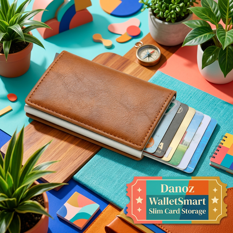 💳 Danoz WalletSmart | Slim Pop-Up Card Wallet | Cards & Cash Together | 8 Colour Choices | Free Postage!