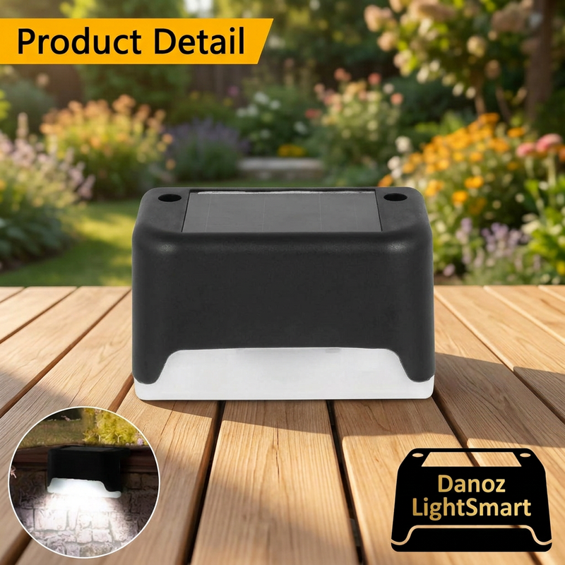 🔆 Danoz LightSmart | Solar LED Stair & Deck Lights | Warm or Cool White | 4–16 Pack | Free Postage!