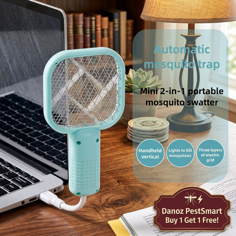 Green gooseneck USB swatter with new offer badge