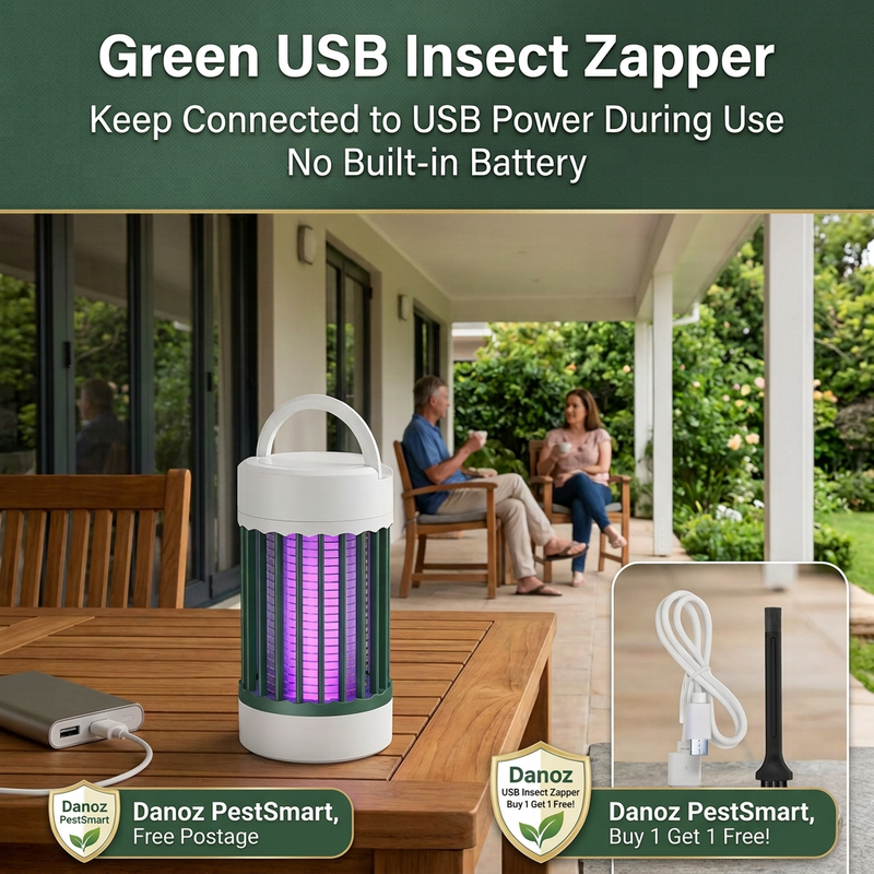 Green lamp accessories with bottom PestSmart badge