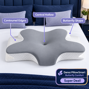 PillowSmart butterfly contour details