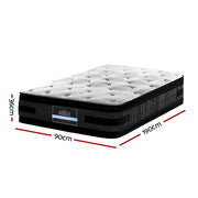 Indulge in a restful sleep with Danoz Direct Giselle Bedding 36cm Mattress! Equipped with a cool gel memory foam that contours to your body - danozdirect