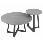 Interior Ave - Broadway Two Tier Stone Coffee Table Set - danozdirect