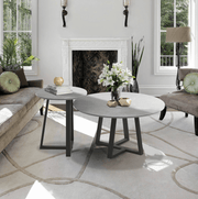 Interior Ave - Broadway Two Tier Stone Coffee Table Set - danozdirect