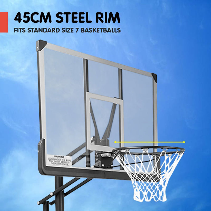 Kahuna Height - Adjustable Basketball Portable Hoop for Kids and Adults - danozdirect