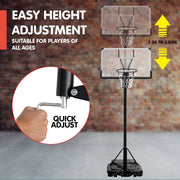 Kahuna Height - Adjustable Basketball Portable Hoop for Kids and Adults - danozdirect