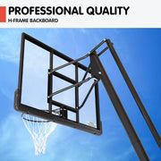 Kahuna Portable Basketball Ring Stand w/ Adjustable Height Ball Holder - danozdirect