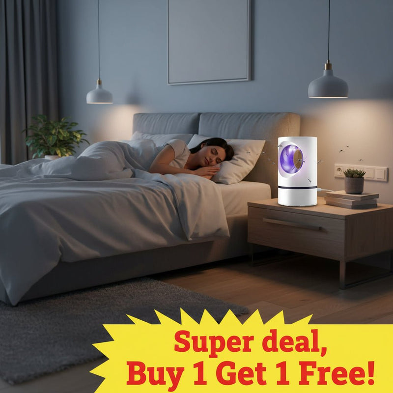 Keep pesky insects at bay with Danoz USB Electric LED Mosquito Killer Lamp! This handy device uses UV light to attract and zap mosquitoes, flies, and other bugs - Buy 1 Get 1 Free! - danozdirect