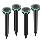Keep your garden critter - free with Danoz Pest Outdoor Solar Repellent Lamp! This ultrasonic marvel uses electronic vibrations to send unwanted rodents, snakes, and insects - danozdirect
