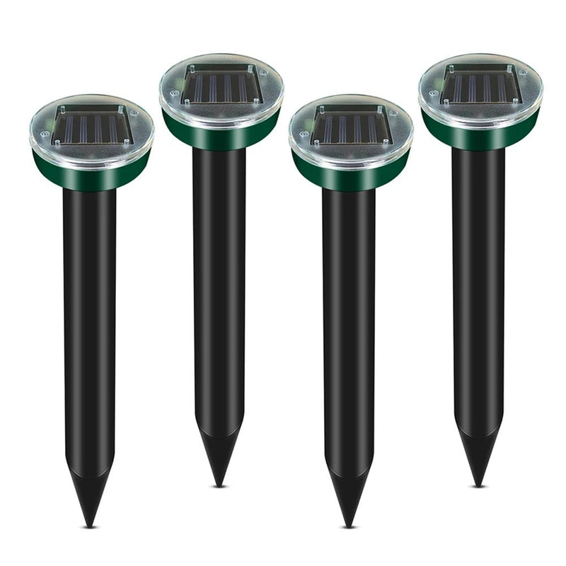 Keep your garden critter - free with Danoz Pest Outdoor Solar Repellent Lamp! This ultrasonic marvel uses electronic vibrations to send unwanted rodents, snakes, and insects - danozdirect