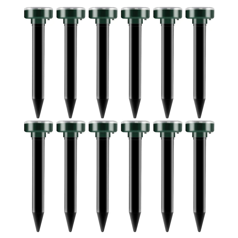 Keep your garden critter - free with Danoz Pest Outdoor Solar Repellent Lamp! This ultrasonic marvel uses electronic vibrations to send unwanted rodents, snakes, and insects - danozdirect