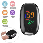 Keep your health in check with Danoz Finger Clip Heart Rate Meter! This sleek black gem oximeter easily measures your fingertip oxygen levels, Buy 1 Get 1 Free! - danozdirect