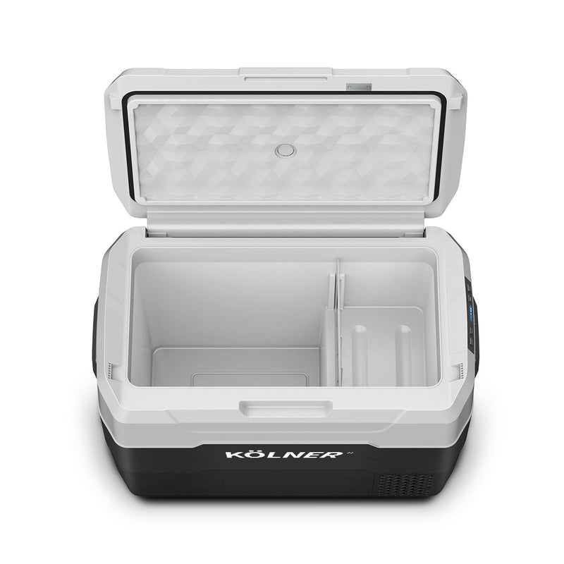 Kolner 40l Fridge Freezer Cooler 12/24/240v Camping Portable Esky Refrigerator - Black - danozdirect