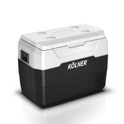 Kolner 40l Fridge Freezer Cooler 12/24/240v Camping Portable Esky Refrigerator - Black - danozdirect