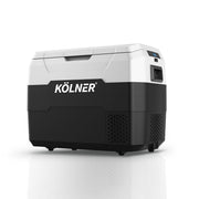 Kolner 40l Fridge Freezer Cooler 12/24/240v Camping Portable Esky Refrigerator - Black - danozdirect