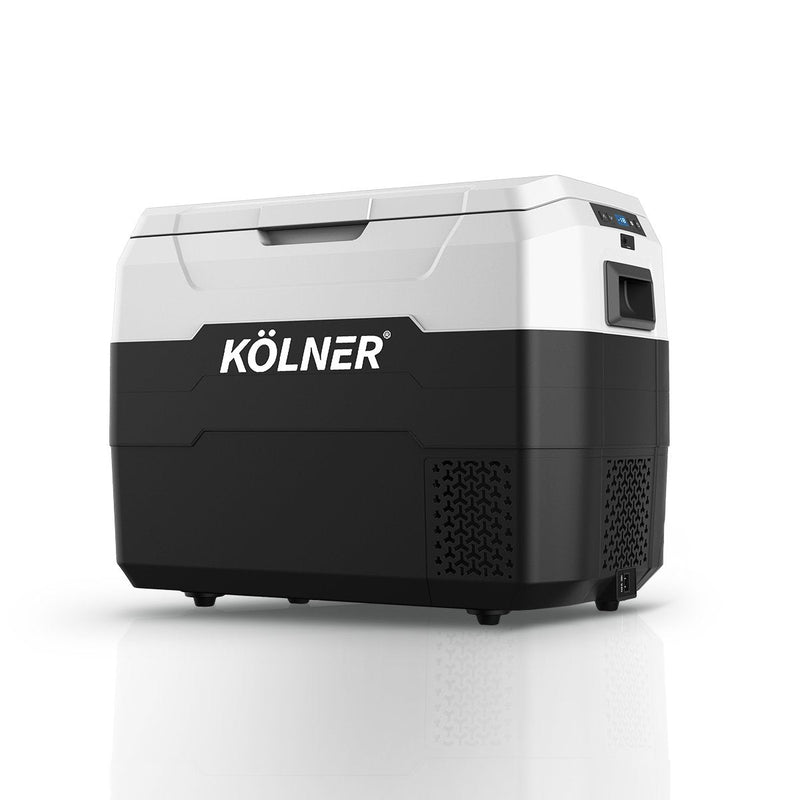 Kolner 40l Fridge Freezer Cooler 12/24/240v Camping Portable Esky Refrigerator - Black - danozdirect