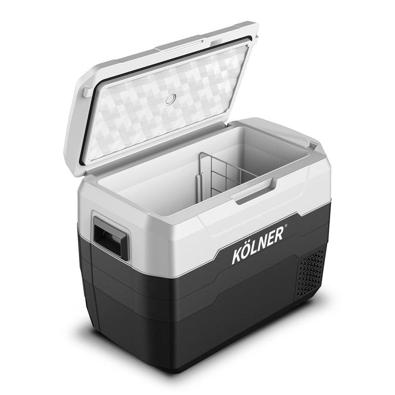 Kolner 40l Fridge Freezer Cooler 12/24/240v Camping Portable Esky Refrigerator - Black - danozdirect