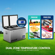 Kolner 80l Portable Fridge Cooler Freezer Camping Car Travel Refrigerator - danozdirect