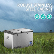 Kolner 80l Portable Fridge Cooler Freezer Camping Car Travel Refrigerator - danozdirect