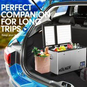 Kolner 80l Portable Fridge Cooler Freezer Camping Car Travel Refrigerator - danozdirect