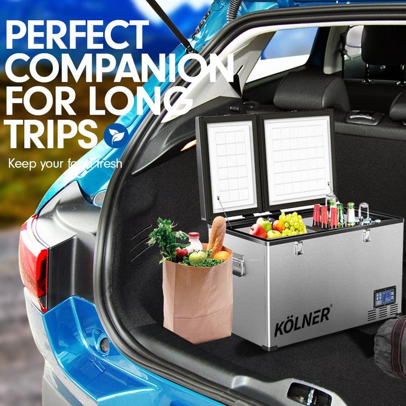 Kolner 80l Portable Fridge Cooler Freezer Camping Car Travel Refrigerator - danozdirect
