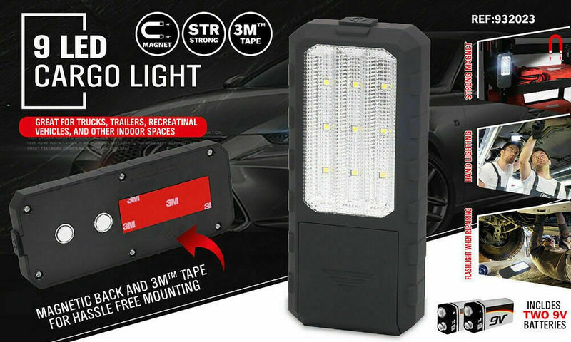 LED Light Camping Portable Magnetic Garage Work Auto Repair Torch Super Bright - danozdirect