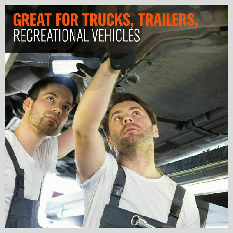 LED Light Camping Portable Magnetic Garage Work Auto Repair Torch Super Bright - danozdirect