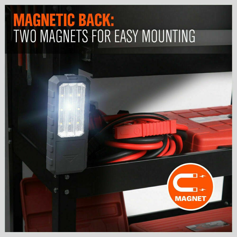 LED Light Camping Portable Magnetic Garage Work Auto Repair Torch Super Bright - danozdirect