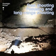 Light up your adventures with Danoz High Power LED Flashlight! This waterproof and USB rechargeable spotlight delivers super bright, focused beams perfect for camping, fishing and so much more - danozdirect