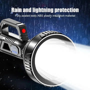 Light up your adventures with Danoz High Power LED Flashlight! This waterproof and USB rechargeable spotlight delivers super bright, focused beams perfect for camping, fishing and so much more - danozdirect