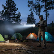 Light up your adventures with Danoz High Power LED Flashlight! This waterproof and USB rechargeable spotlight delivers super bright, focused beams perfect for camping, fishing and so much more - danozdirect