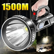 Light up your adventures with Danoz High Power LED Flashlight! This waterproof and USB rechargeable spotlight delivers super bright, focused beams perfect for camping, fishing and so much more - danozdirect