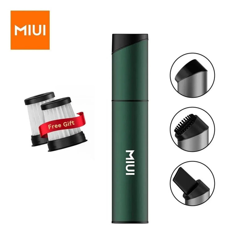 Make cleaning a breeze with Danoz Direct - MIUI Mini Portable Vacuum Cleaner! Cordless vacuum Incl. 3 suction heads - Incl. Delivery - danozdirect