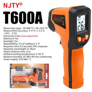 Measure temperatures quickly and easily with the Danoz Smart Digital Infrared Thermometer. With a range of - 50~600℃ - danozdirect