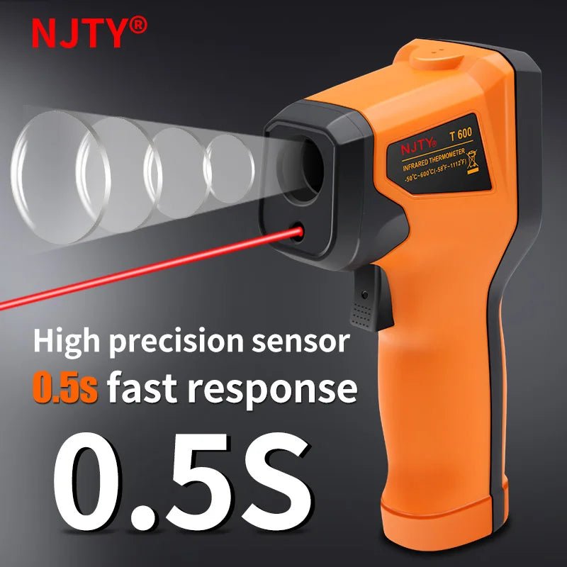 Measure temperatures quickly and easily with the Danoz Smart Digital Infrared Thermometer. With a range of - 50~600℃ - danozdirect