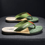 Men's Flip Flops with EVA - PVC Dual Sole, 3 Colors (Black/Blue/Green) for Comfort & Style for Summer Beach & Daily Wear(green) - danozdirect