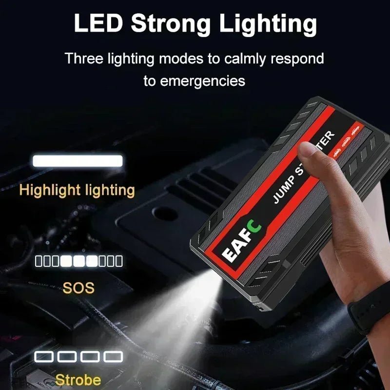 Never be stranded again! Danoz MightyJump Car Starter is your automotive guardian angel, packed with serious power in a compact package + Charge any other Device! - danozdirect